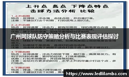 广州网球队防守策略分析与比赛表现评估探讨